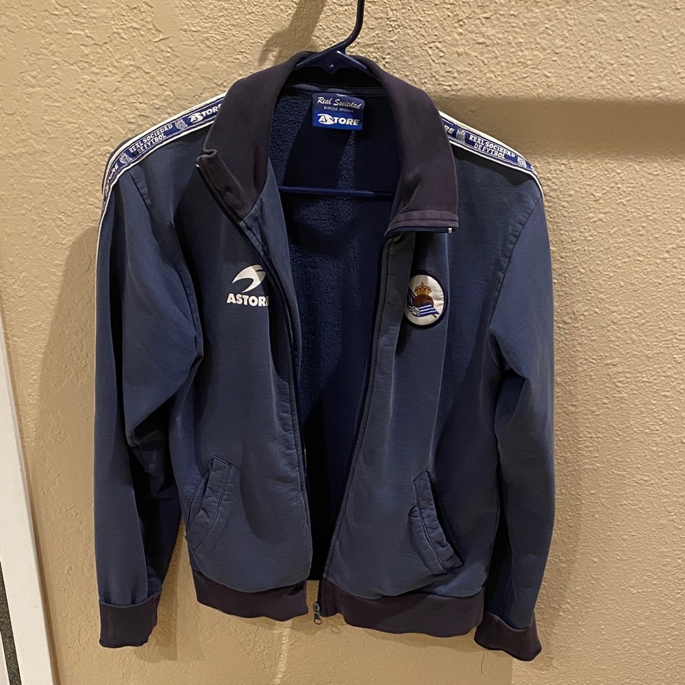 Vintage real sociedad zip up